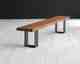 Bodahl Concept4You »Houston« Eisen Bankgestell Rustic Oak U-Beine