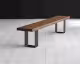 Bodahl Concept4You »Houston« Eisen Bankgestell Rustic Oak U-Beine