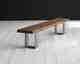 Bodahl Concept4You »Houston« Eisen Bankgestell Rustic Oak U-Beine