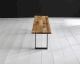 Bodahl Concept4You »Martin« Eisen Bankgestell Rustic Oak U-Beine
