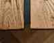Bodahl Concept4You Massivholz Tischplatte Rustic Oak Metallleiste