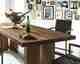 Bodahl Concept4You Massivholz Tischplatte Rustic Oak Metallleiste