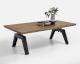 Bodahl Concept4You »Palermo« Massivholz Couchtischplatte Rustic Oak mit Gestell