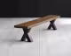 Bodahl Concept4You »Riverside« Eisen Bankgestell Rustic Oak X-Beine