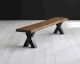 Bodahl Concept4You »Riverside« Eisen Bankgestell Rustic Oak X-Beine