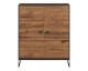 Bodahl »Palermo« Highboard Massivholz Rustic Oak