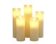 Candela Lights »Melted Look« LED Echtwachs-Kerzen 5er-Set