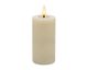 Candela Lights »Slim Winter« LED-Stumpenkerze Echtwachs