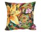 Done »Yellow Lily« Velour-Kissenhülle mit Print