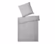 Elegante Casual Leinen Bettwäsche »Pure« Silber 7062-09
