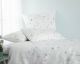 Elegante Comfort-Satin Bettwäsche Wiesenblume Weiß 2234-00 Artikelbild 1
