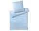 Elegante Mako-Satin Bettwäsche »Solid Jersey« Hellblau 3506-02