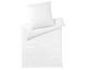 Elegante Mako-Satin Bettwäsche »Solid Jersey« Weiß 3506-00