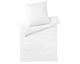 Elegante Mako-Satin Bettwäsche »Solid Jersey« Weiß 3506-00 Artikelbild 1