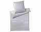 Elegante Mako-Satin Bettwäsche »Solid« Silber 6800-93