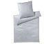Elegante Mako-Satin Bettwäsche »Solid« Silber 6800-93