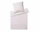 Elegante Mako-Satin Bettwäsche »Solid Stripe« Rose 3507-01