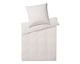 Elegante Mako-Satin Bettwäsche »Solid Stripe« Rose 3507-01