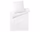 Elegante Mako-Satin Bettwäsche »Solid« Weiß 6800-00