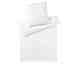 Elegante Mako-Satin Bettwäsche »Solid« Weiß 6800-00
