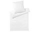 Elegante Mako-Satin Bettwäsche »Solid« Weiß 6800-00