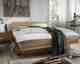 Forestales »Akron« Massivholz Schwebebett mit Bettschublade