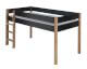 INFANSKIDS »Infanscolor« Kinderzimmer Halbhochbett anthrazit