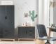 INFANSKIDS »Infanscolor« Kinderzimmer Kommode I anthrazit