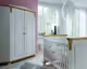 INFANSKIDS »Romantik« Babyzimmer Eck-Kleiderschrank