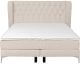 Kare Design »Benito« Moon Boxspringbett creme