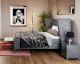 Kare Design »Benito« Moon Boxspringbett grau