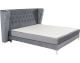 Kare Design »Benito« Moon Boxspringbett grau