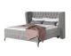 Kare Design »Benito« Moon Boxspringbett grau