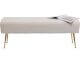 Kare Design »Deria« Velvet Creme Bank