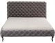 Kare Design »Desire« Velvet Bett Hoch Silbergrau