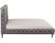 Kare Design »Desire« Velvet Bett Hoch Silbergrau
