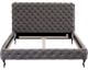 Kare Design »Desire« Velvet Bett Hoch Silbergrau