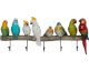Kare Design »Exotic Birds« Wandgarderobe