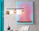 Kare Design »Flower Boat« Leinwandbild blau-pink