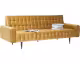 Kare Design »Honey« Velvet Sofa Milchbar 3-Sitzer