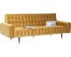 Kare Design »Honey« Velvet Sofa Milchbar 3-Sitzer