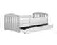 KocotKids »Classic« Bett in weiß/grau