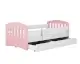 KocotKids »Classic« Bett in weiß/rosa
