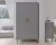KocotKids »Kubi« Kleiderschrank in grau