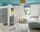 KocotKids »Kubi« Kleiderschrank in grau