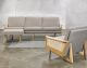 Kragelund »Egsmark« Sofa mit Holz-Armlehnen