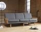 Kragelund »Egsmark« Sofa mit Holz-Armlehnen Artikelbild 1