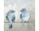 La Casa »2 blaue Vögel« Ölbild handbemalt 30x30 cm Artikelbild 1