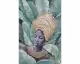 La Casa »African Lady mit gelbem Turban« Ölbild handbemalt 80x120 cm
