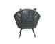 La Casa »Bari« Outdoor Drehsessel dunkelgrau